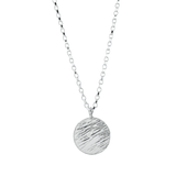 The Silver Stable- Handcrafted British Jewellery Silver Maxi Hammered Necklace necklace