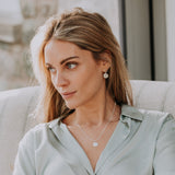 The Silver Stable- Handcrafted British Jewellery Silver Mini Hammered Necklace necklace