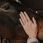 The Silver Stable- Handcrafted British Jewellery Silver & Gold Horseshoe Ring rings